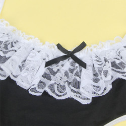 Subblime - 954307 Costume De Femme Sexy Noir/Blanc S/M